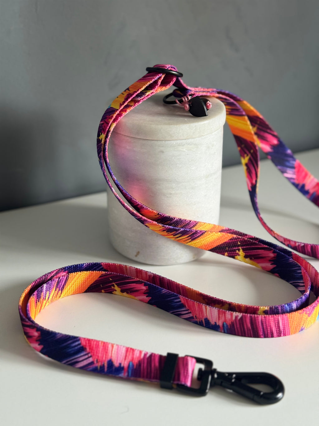 ReadyForAdjust | Adjustable leash | Purple Brush