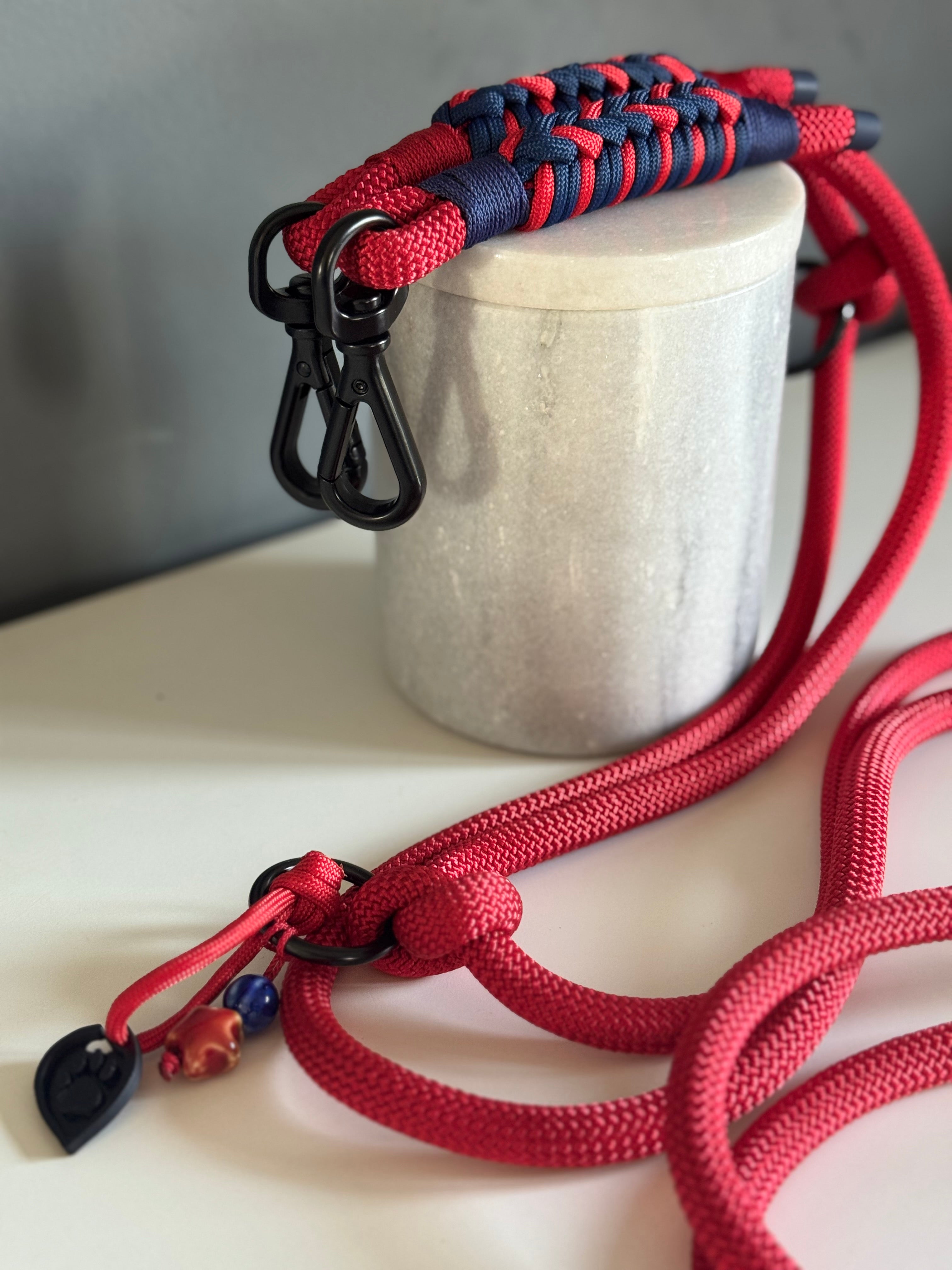 ReadyFor3Rope | Multifunctional Leash | Red Fish