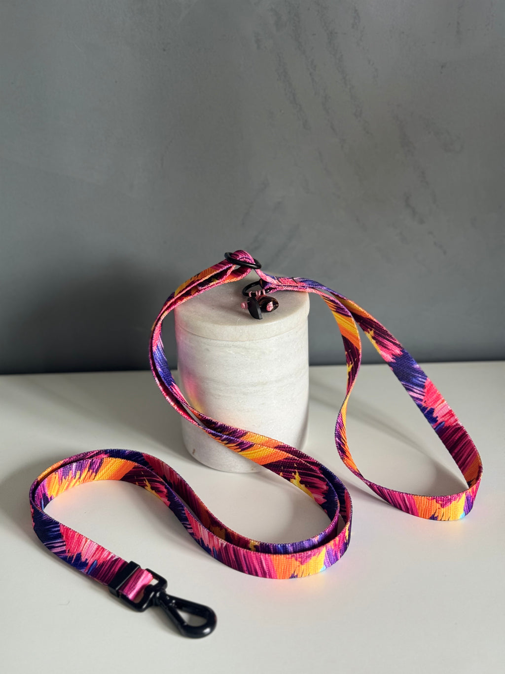 ReadyForAdjust | Adjustable leash | Purple Brush