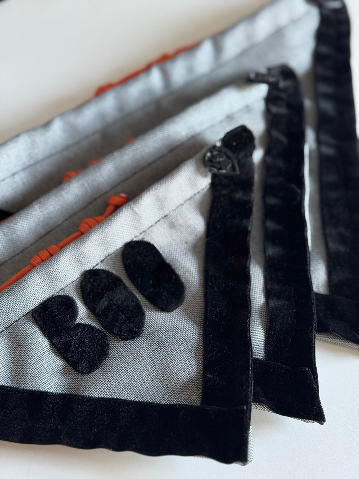ReadyForBandana | Waterproof Linen-Texture | Grey BOO Halloween
