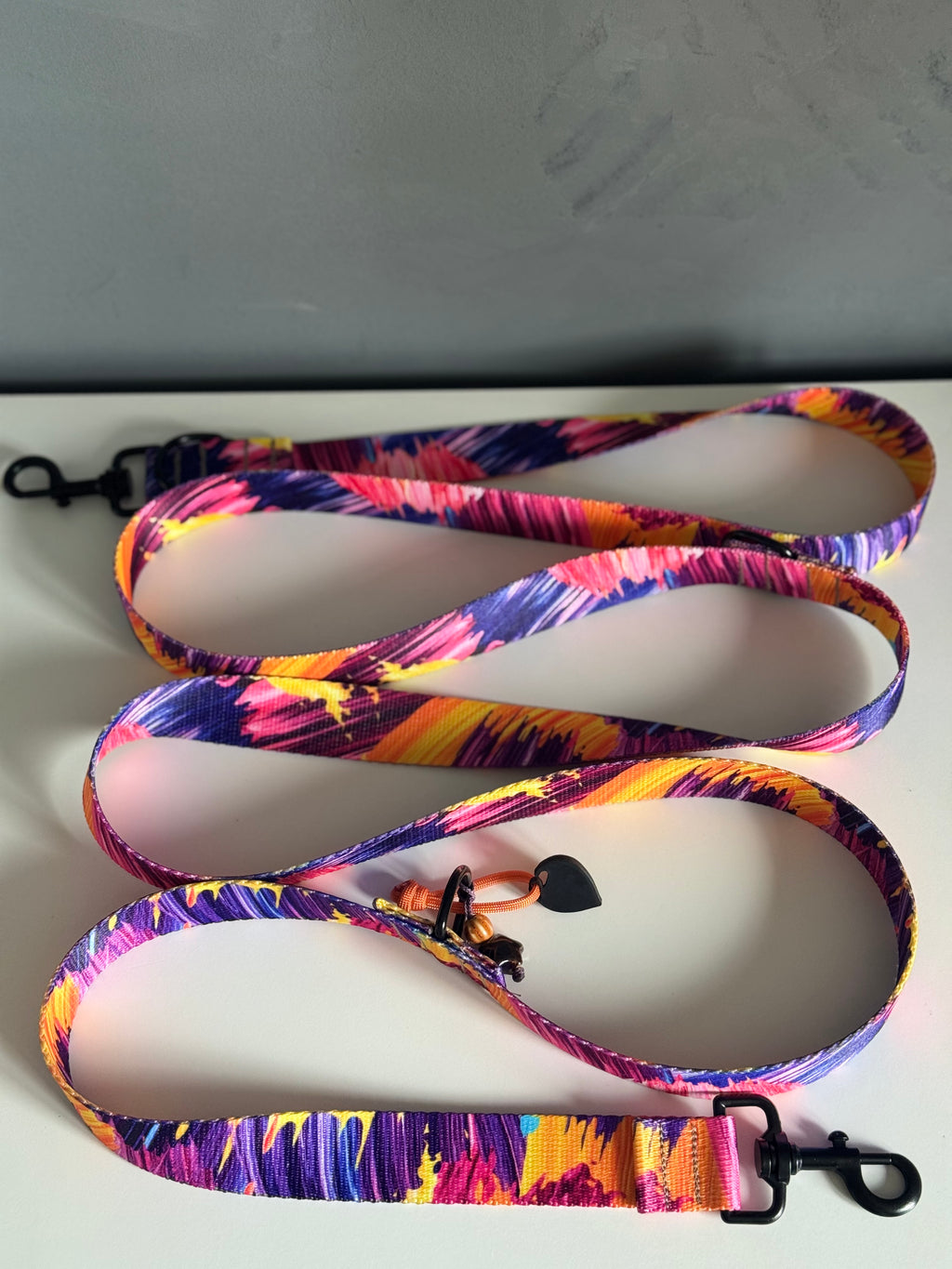 ReadyFor3 | Multifunctional Leash | Purple Paint