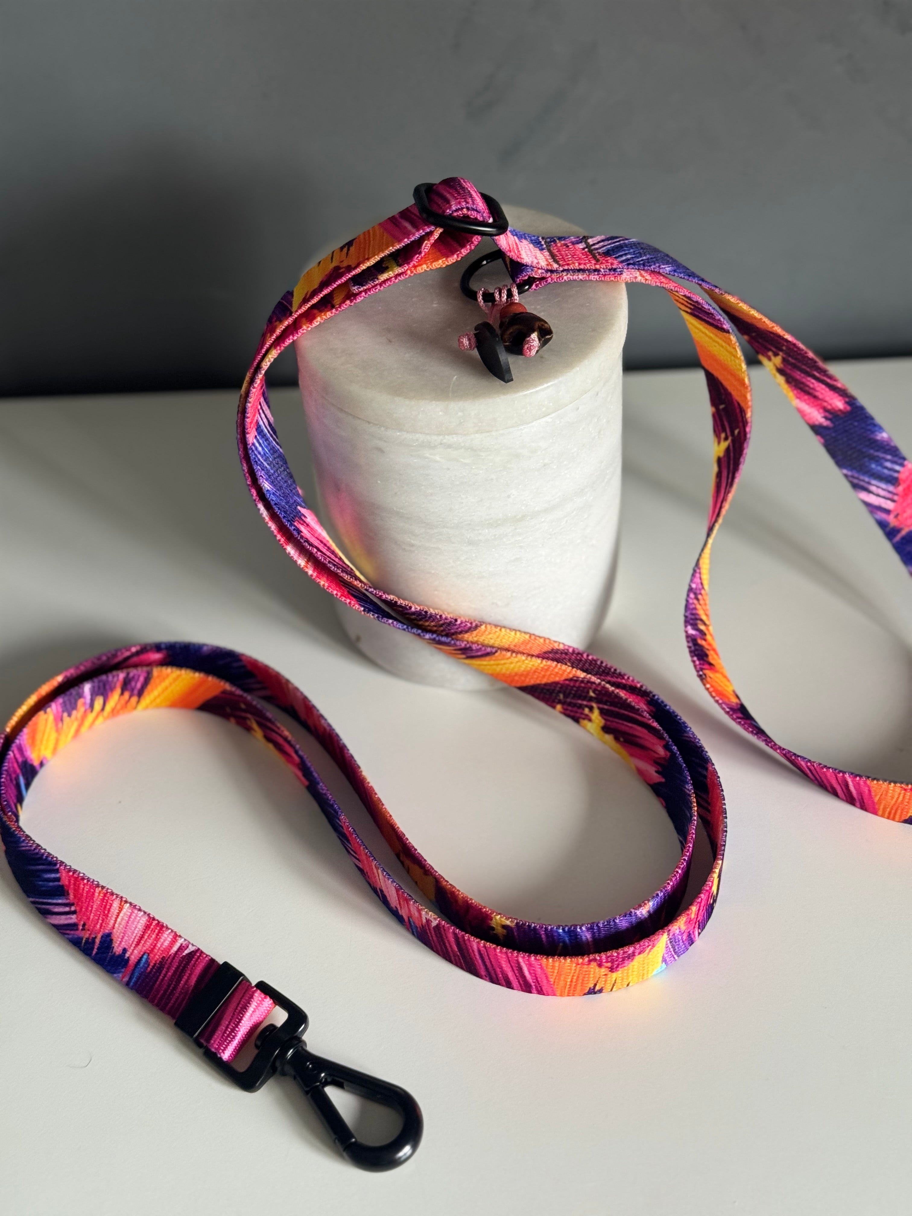 ReadyForAdjust | Adjustable leash | Purple Brush