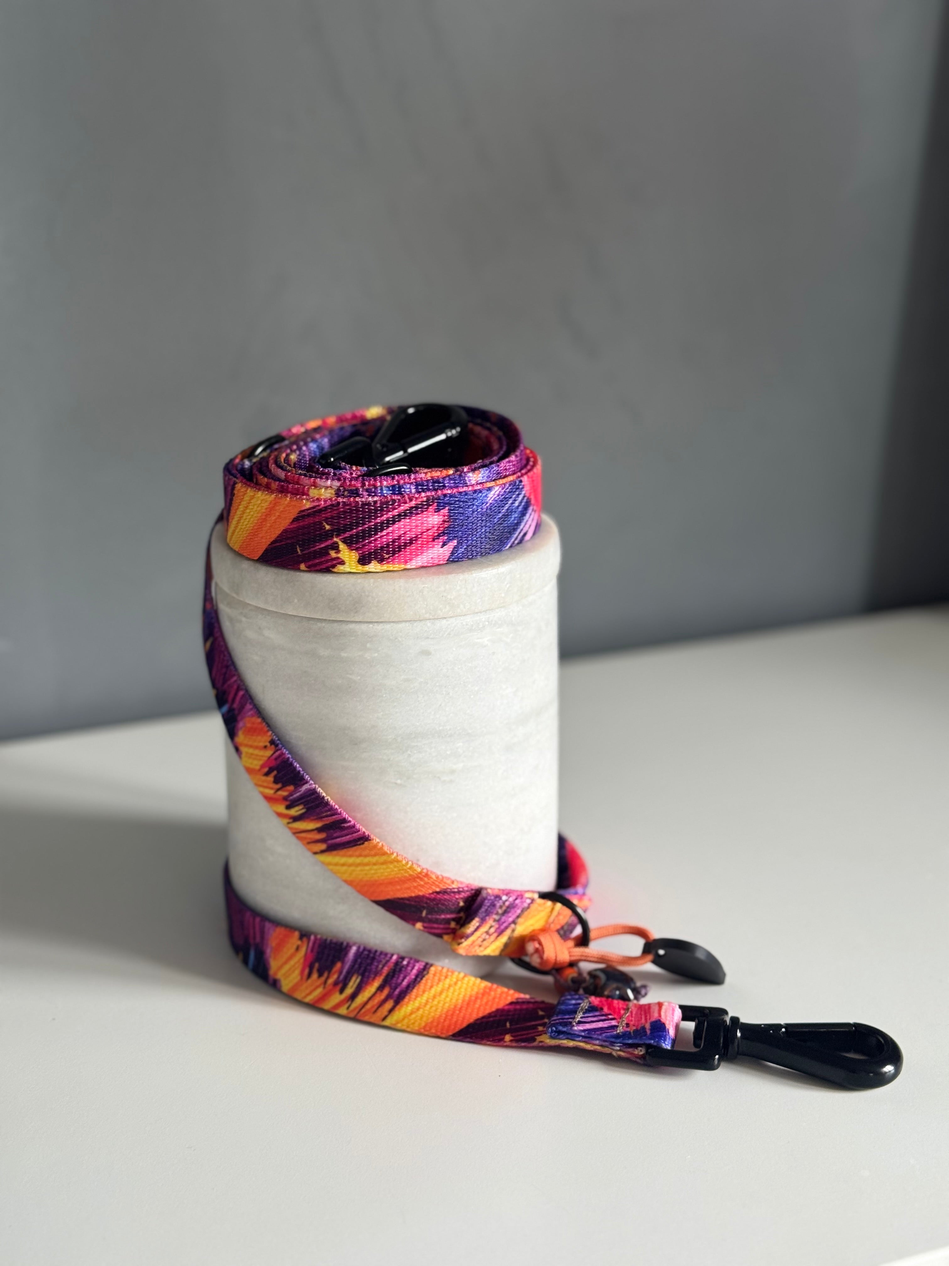 ReadyFor3 | Multifunctional Leash | Purple Paint
