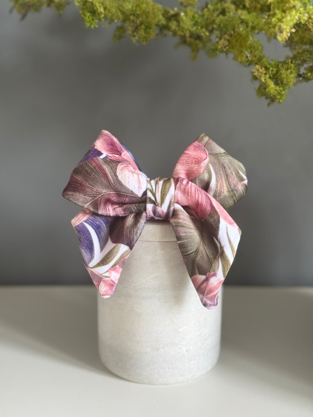 ReadyForBowTie | Soft Velvet Meadow Pink