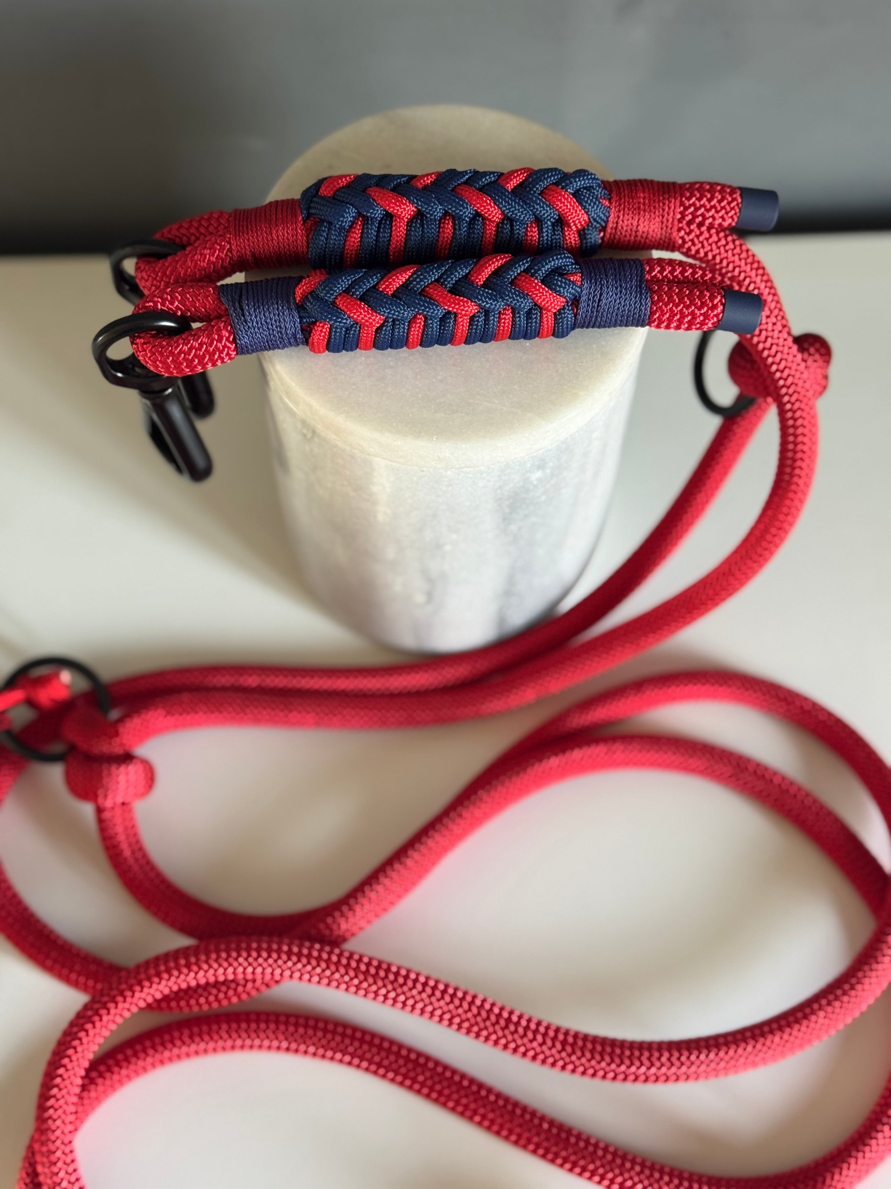 ReadyFor3Rope | Multifunctional Leash | Red Fish