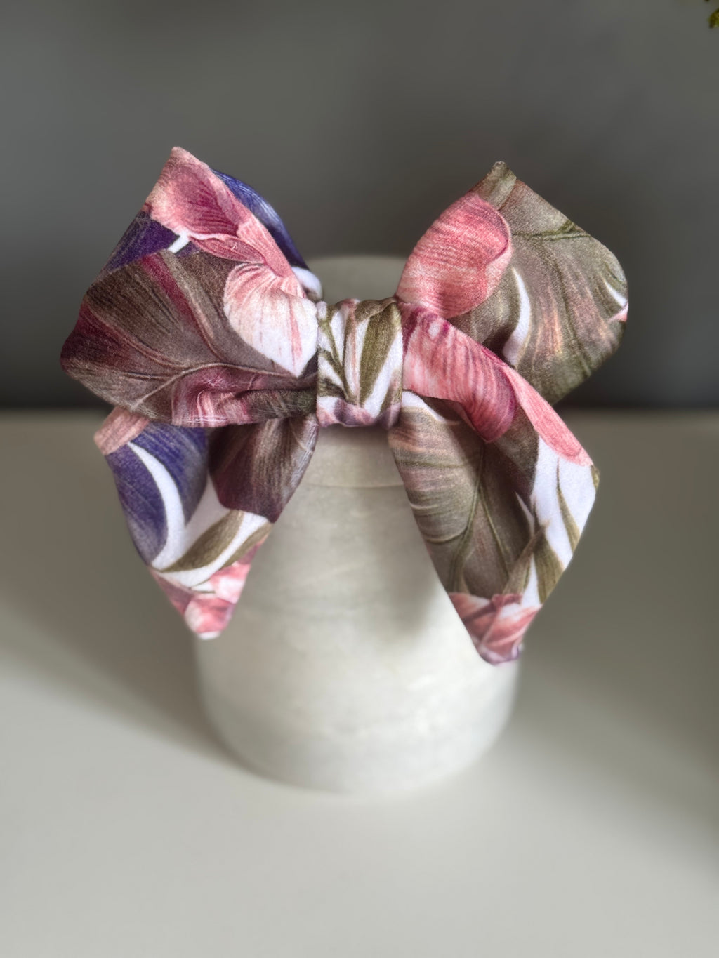 ReadyForBowTie | Soft Velvet Meadow Pink