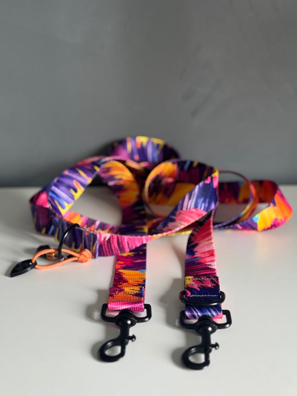 ReadyFor3 | Multifunctional Leash | Purple Paint