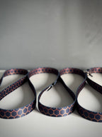 ReadyFor3 | Multifunctional Leash | Hexagon Navy