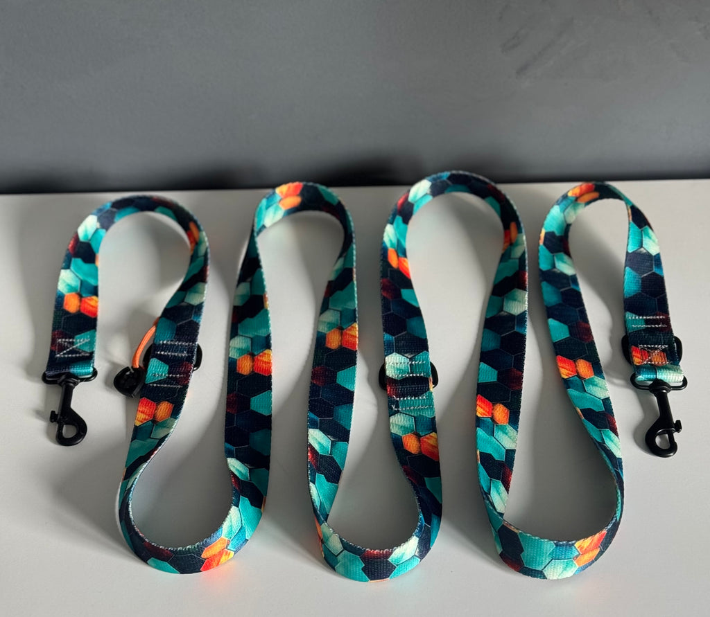 ReadyFor3 | Multifunctional  Leash | Hexagon