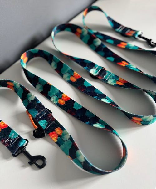ReadyFor3 | Multifunctional  Leash | Hexagon