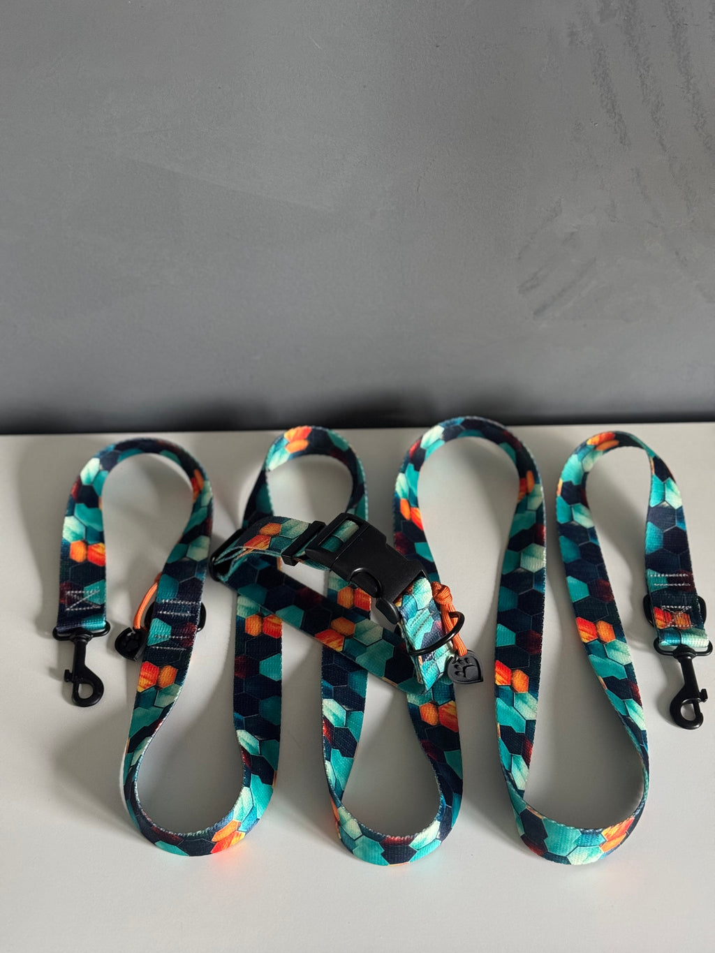 ReadyFor3 | Multifunctional  Leash | Hexagon