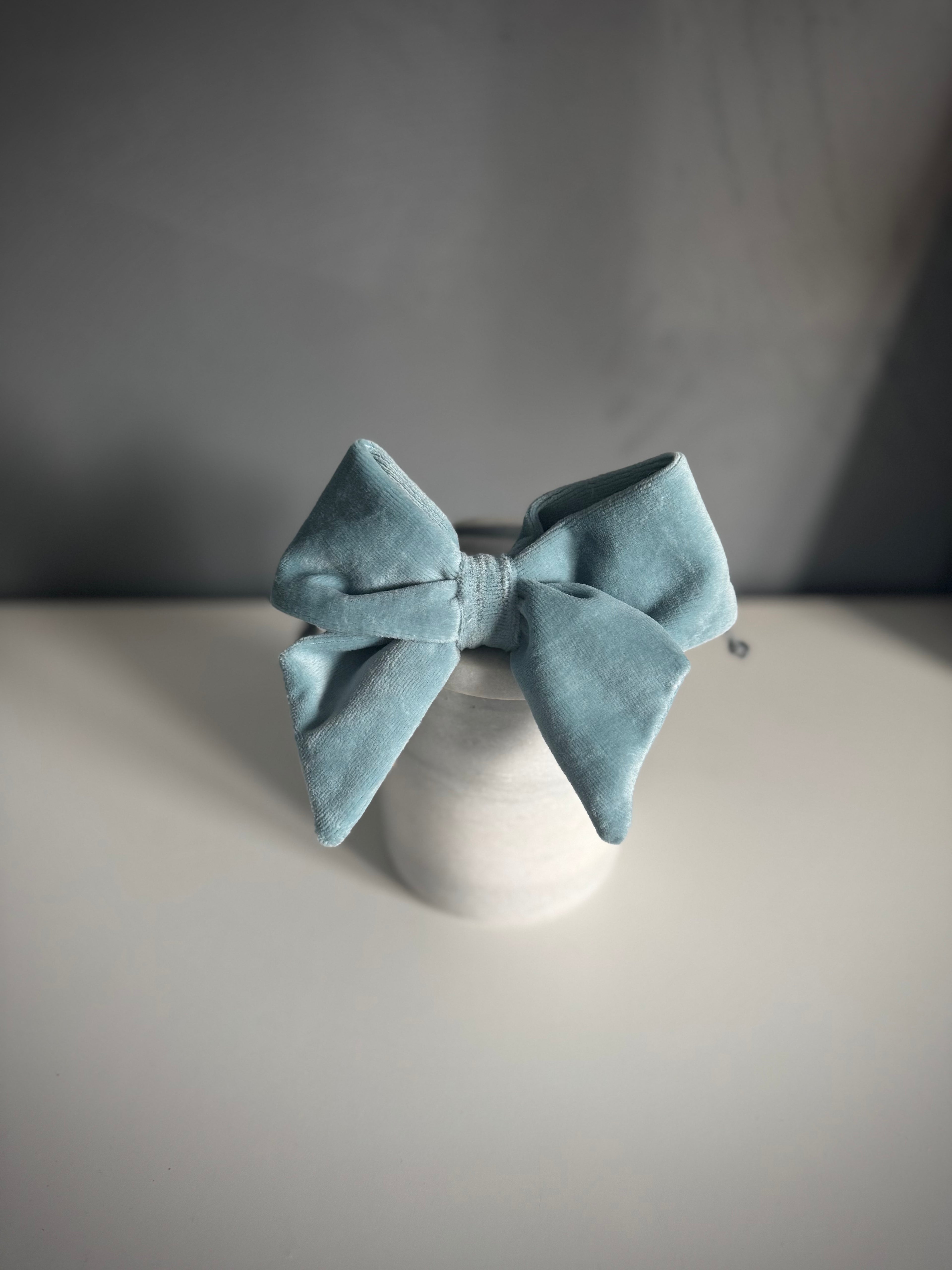 ReadyForBowTie | Velvet Light Blue/Grey