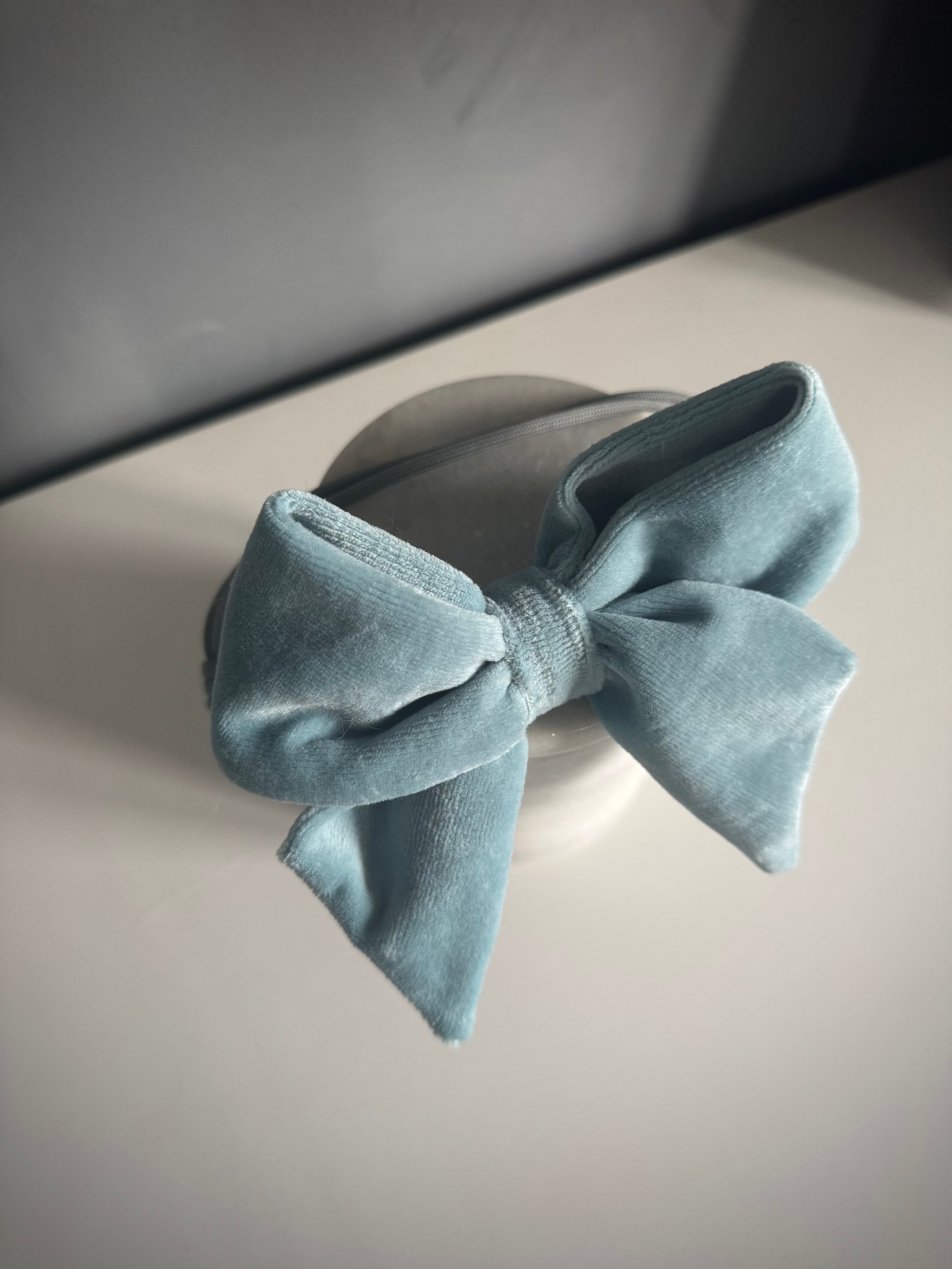 ReadyForBowTie | Velvet Light Blue/Grey