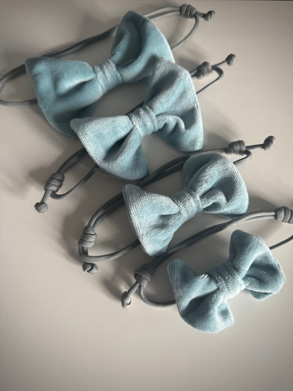 ReadyForBowTie | Velvet Light Blue/Grey
