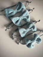 ReadyForBowTie | Velvet Light Blue/Grey