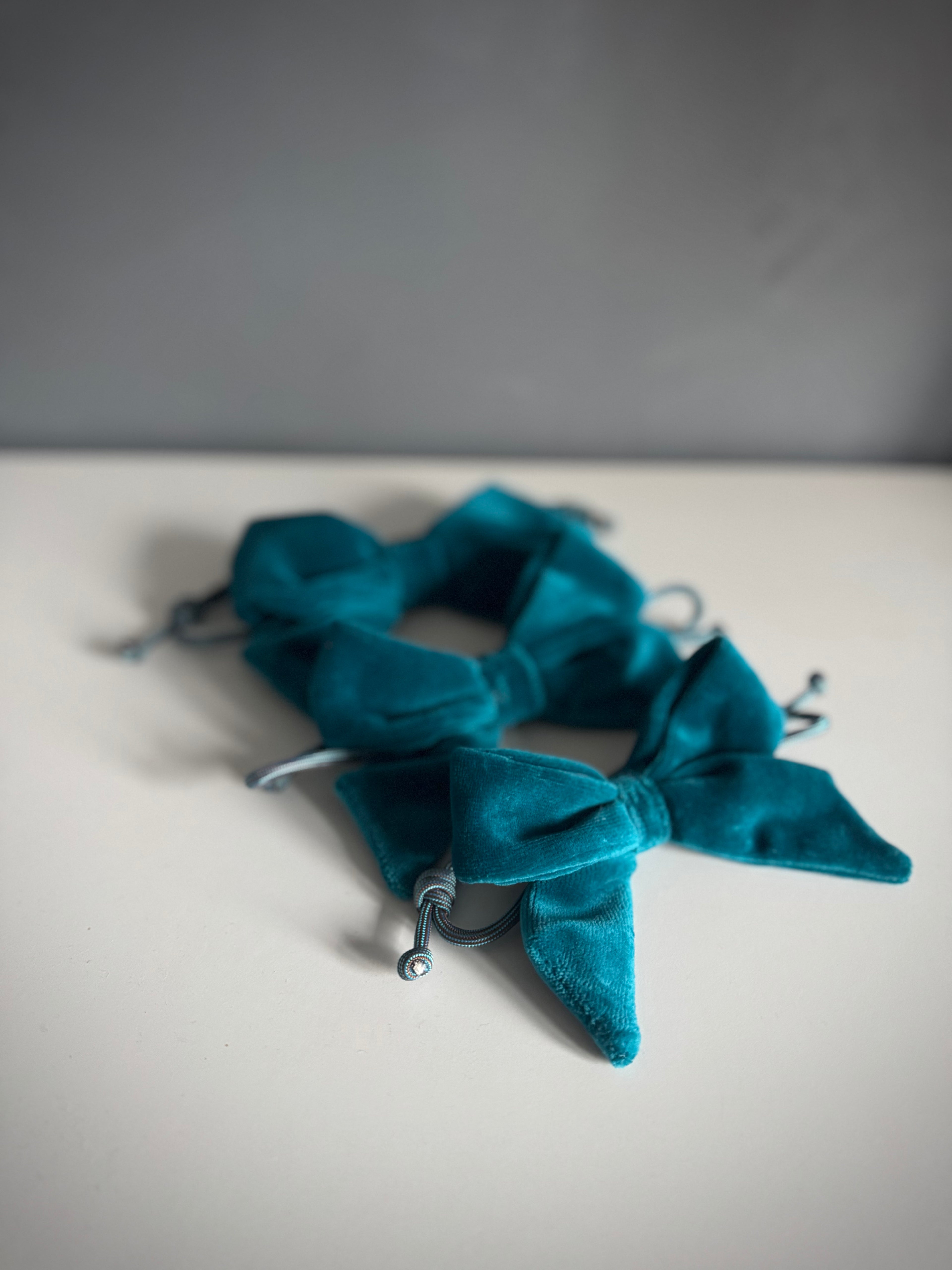 ReadyForBowTie | Velvet Dark Turquoise/Dark Turquoise