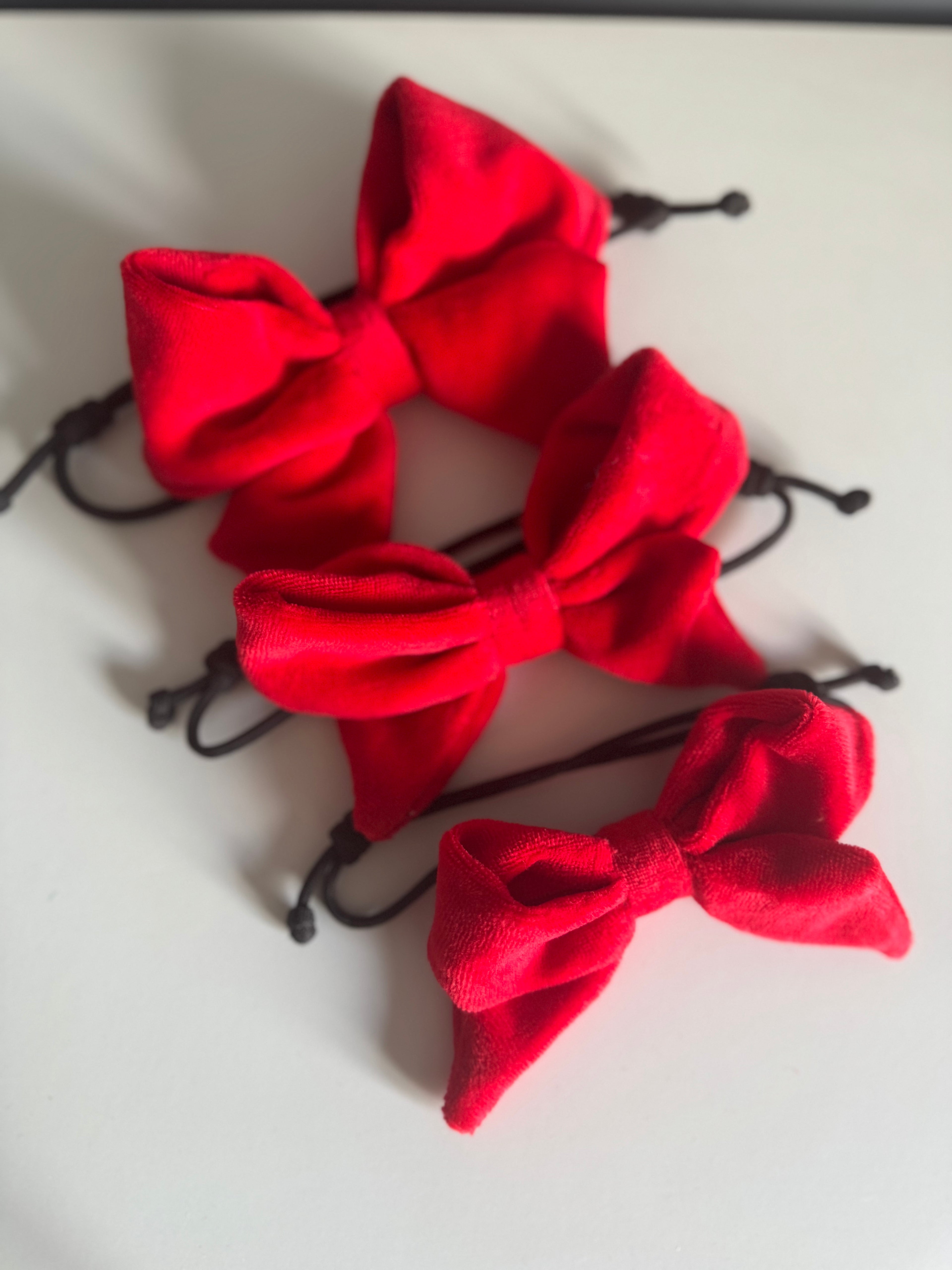 ReadyForBowTie | Velvet Red/Black