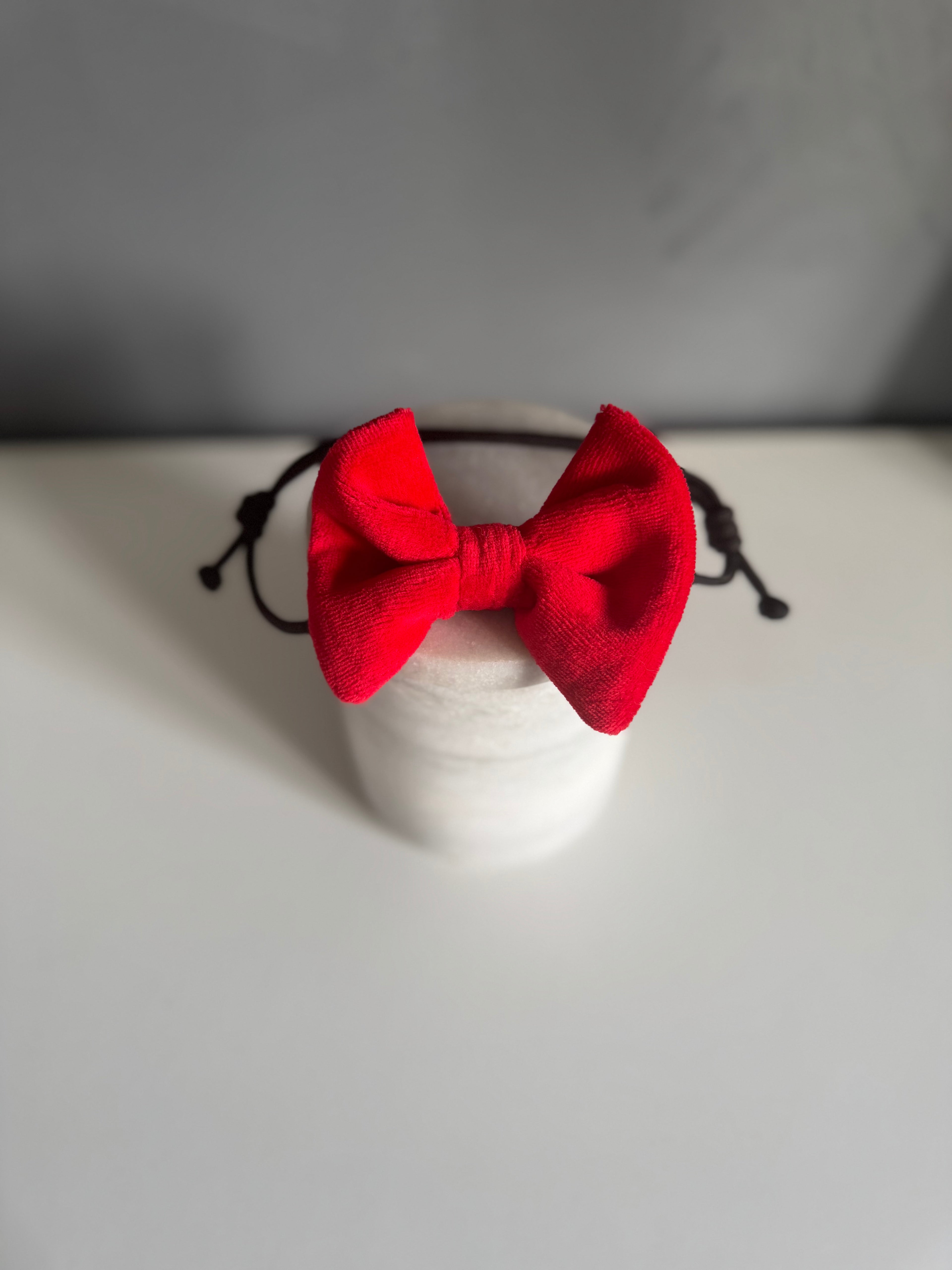 ReadyForBowTie | Velvet Red/Black