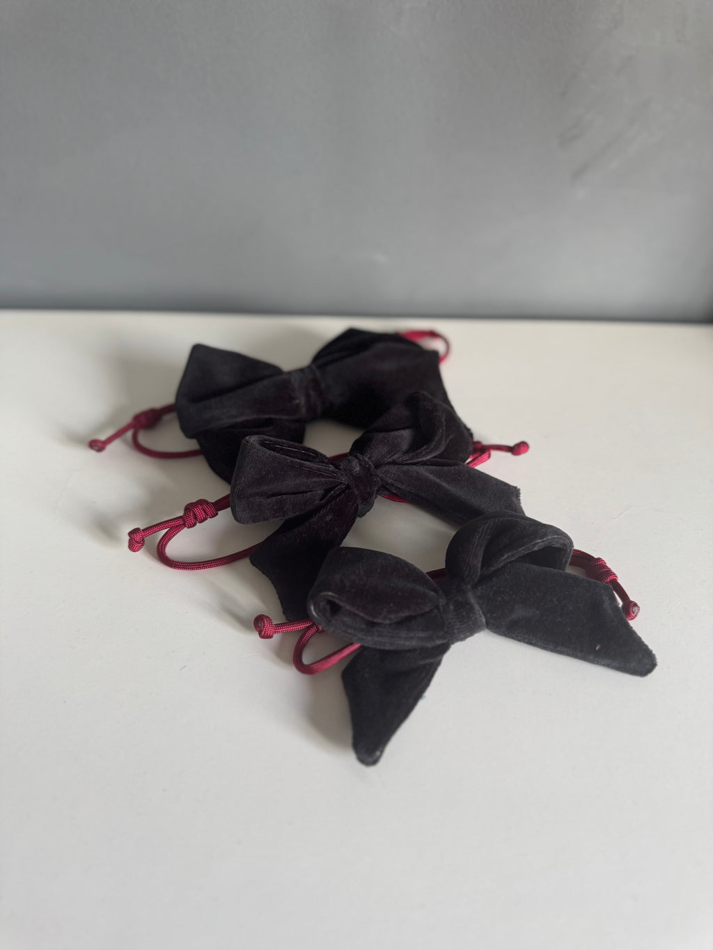 ReadyForBowTie | Velvet Black/Green/Burgundy