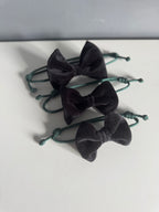 ReadyForBowTie | Velvet Black/Green/Burgundy