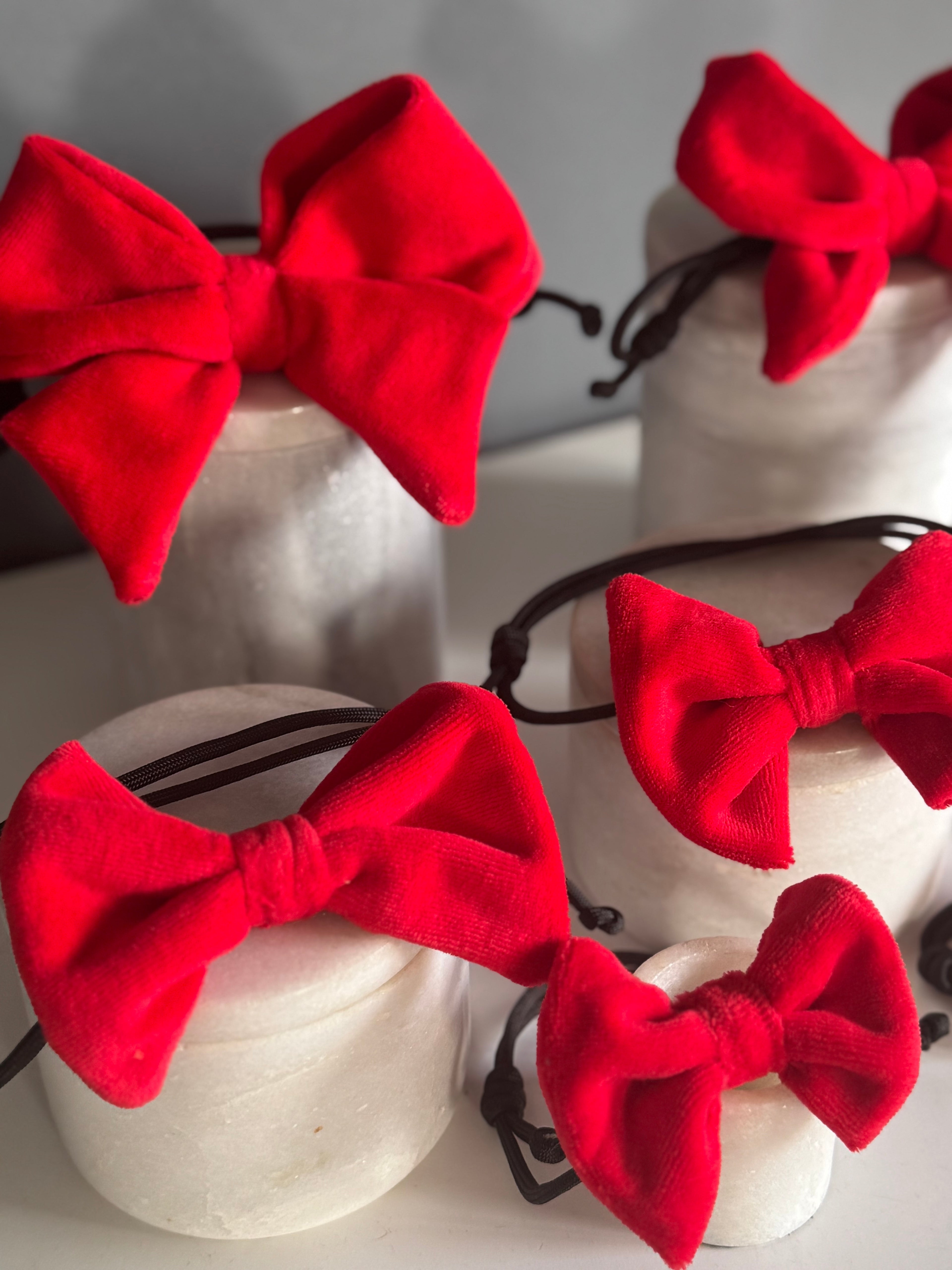 ReadyForBowTie | Velvet Red/Black