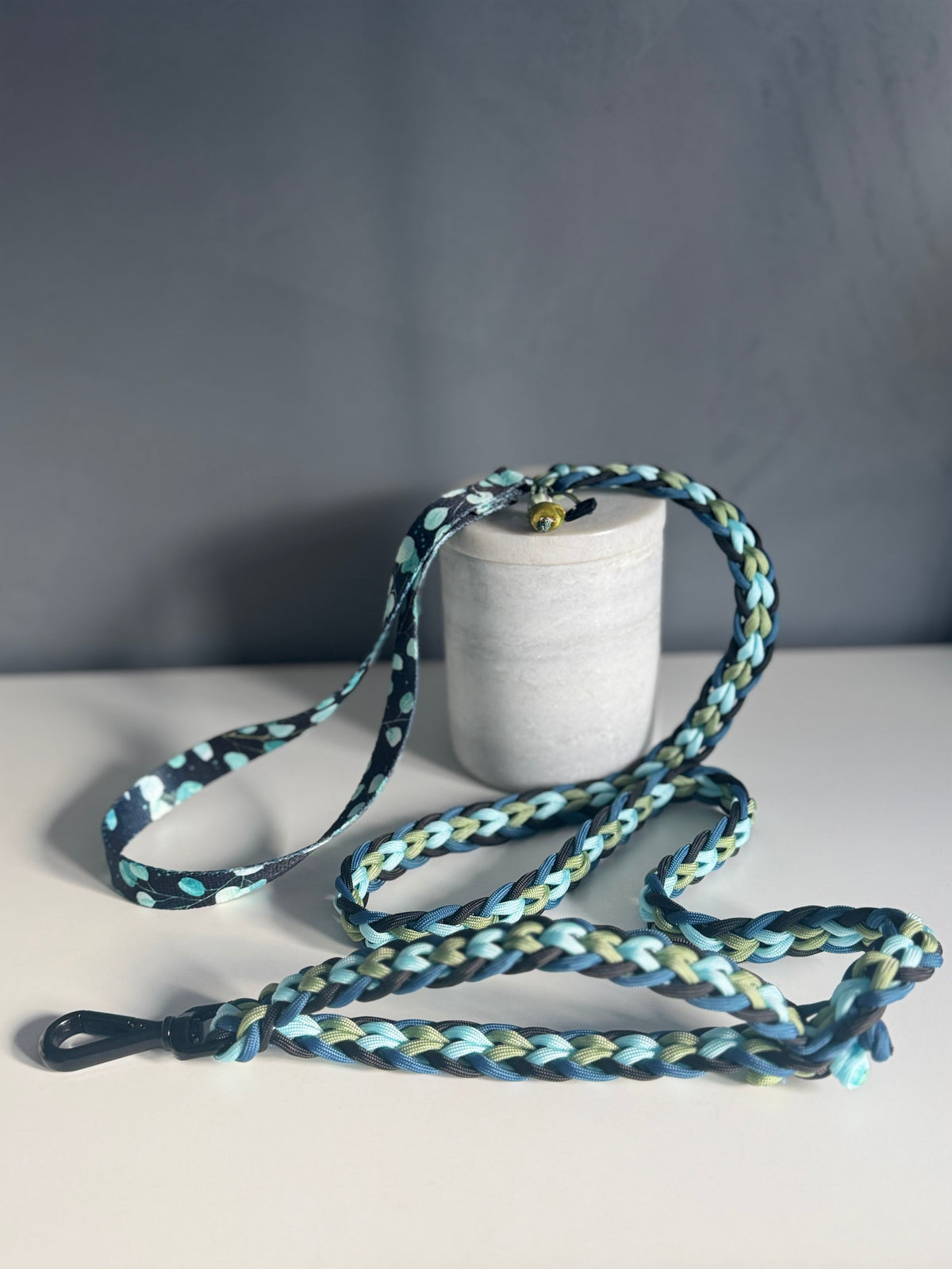 ReadyForFusion | Braided Leash | Eucalyptus