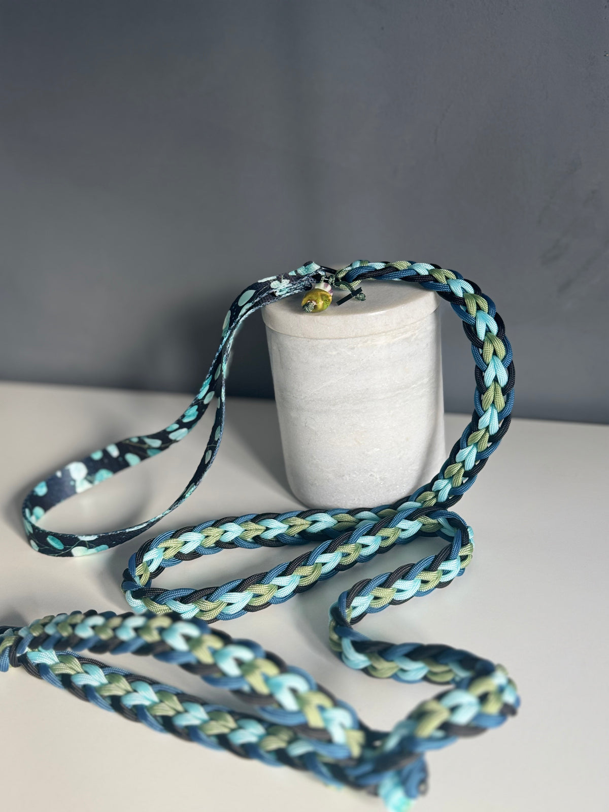 ReadyForFusion | Braided Leash | Eucalyptus