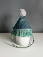 Birthday Hat | Turquoise & Grey