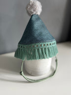 Birthday Hat | Turquoise & Grey