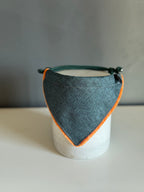 ReadyForBandana | Waterproof Linen-Texture | Turquoise & Peach