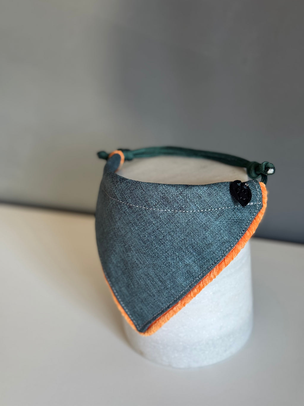 ReadyForBandana | Waterproof Linen-Texture | Turquoise & Peach