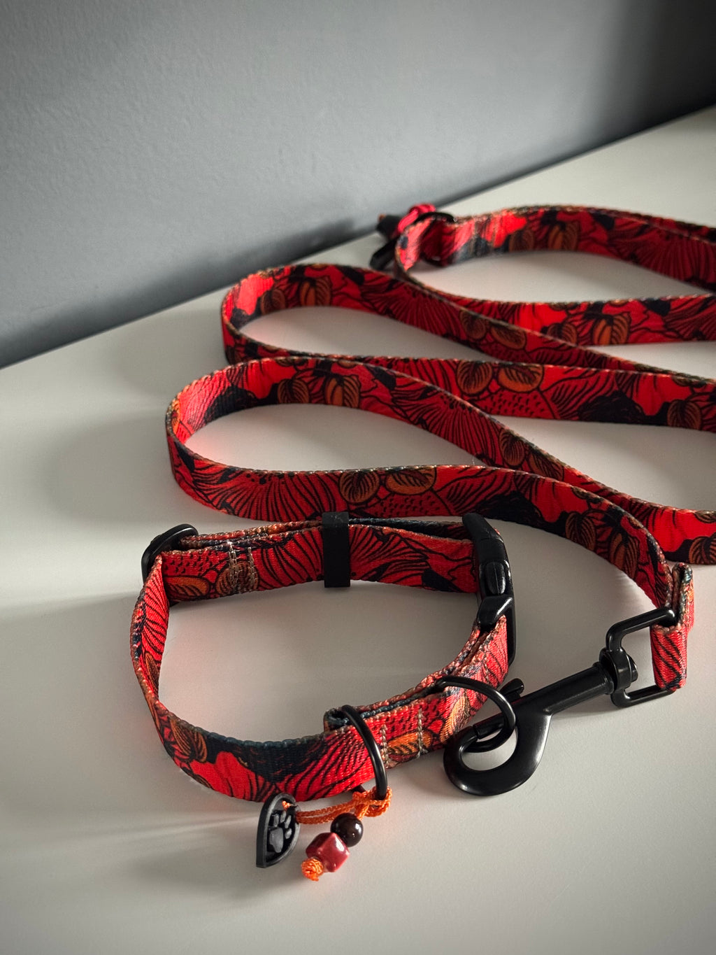 ReadyForWalk | Traditional leash | Red Fish