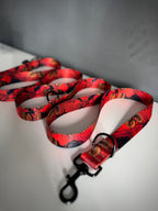 ReadyFor3 | Multifunctional Leash | Red Fish