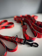 ReadyFor3 | Multifunctional Leash | Red Fish