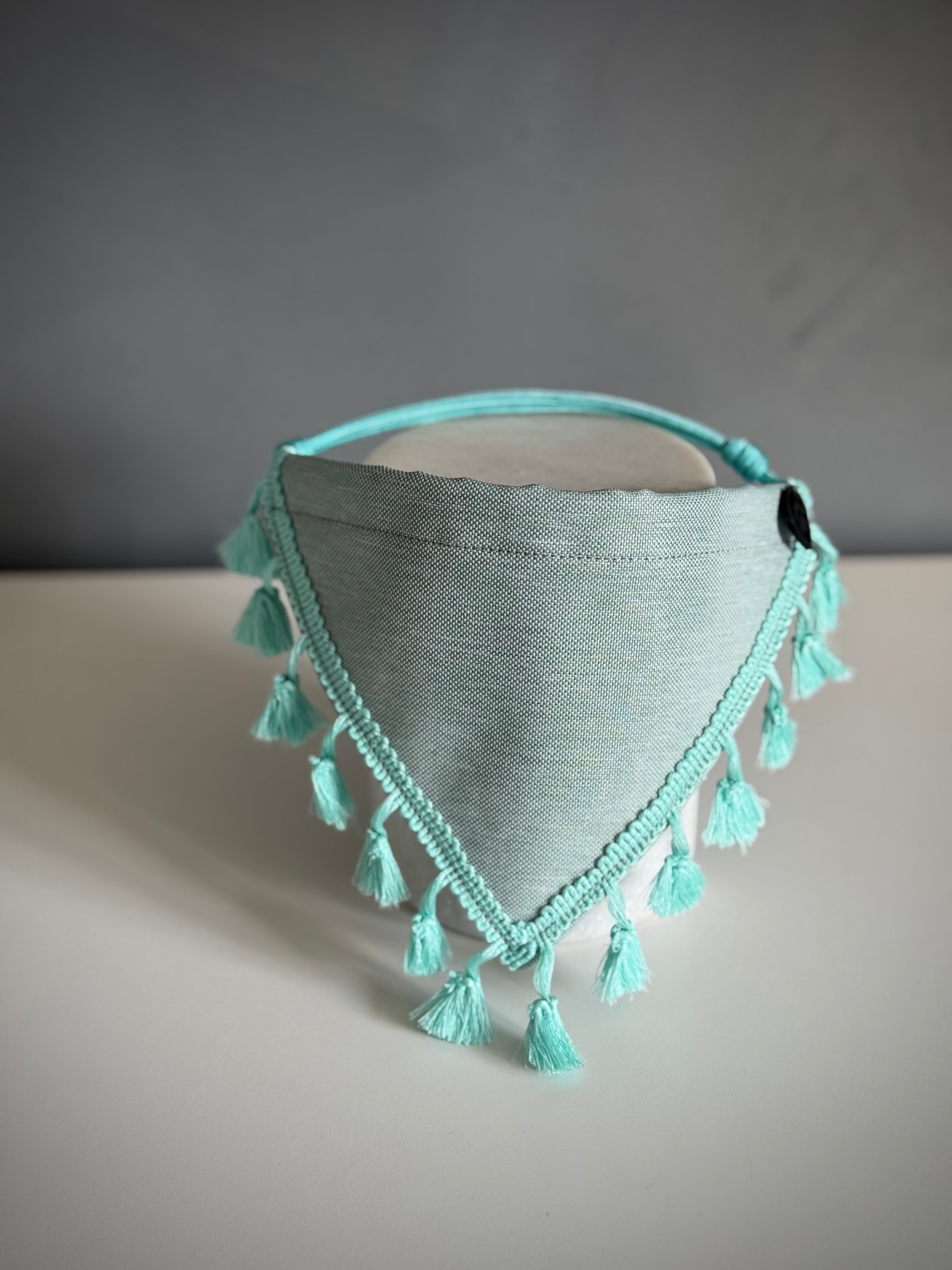 ReadyForBandana | Waterproof Linen-Texture | Turquoise