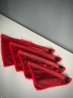 ReadyForBandana | Waterproof Linen-Texture | Red