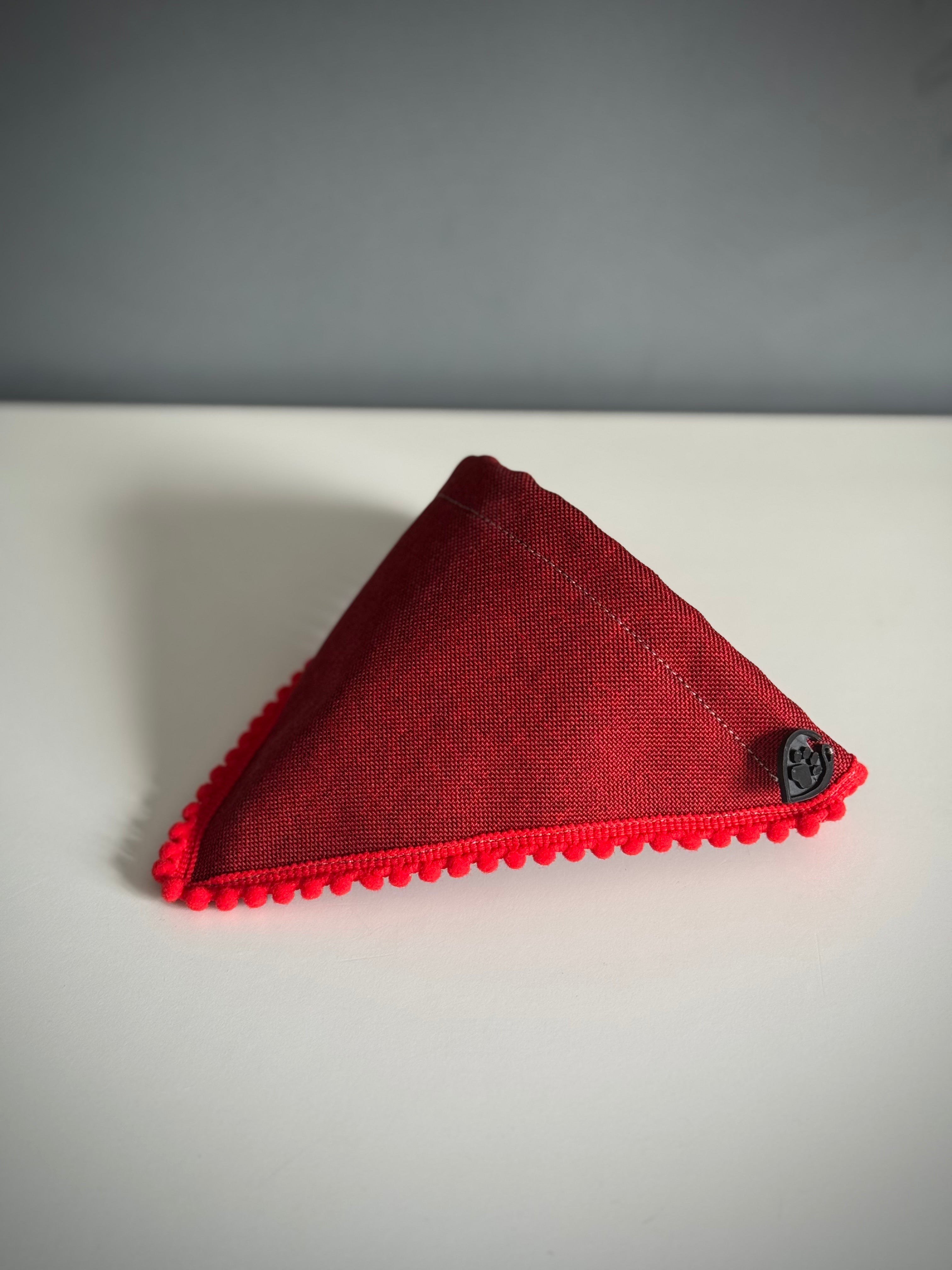 ReadyForBandana | Waterproof Linen-Texture | Red