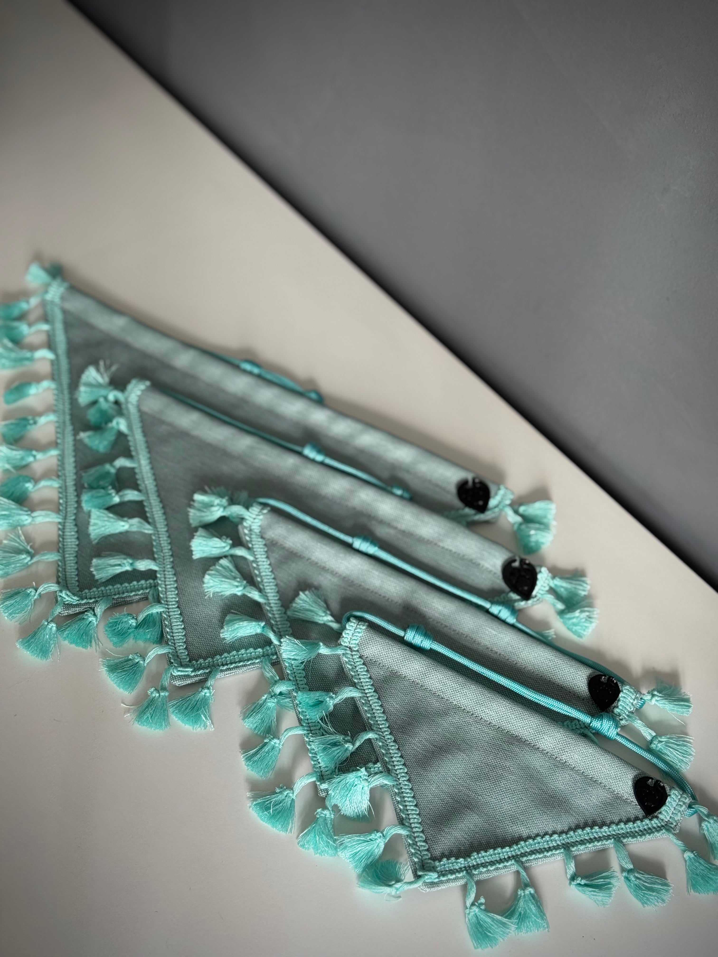 ReadyForBandana | Waterproof Linen-Texture | Turquoise