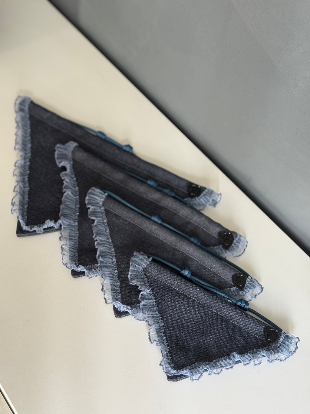 ReadyForBandana | Waterproof Linen-Texture | Navy