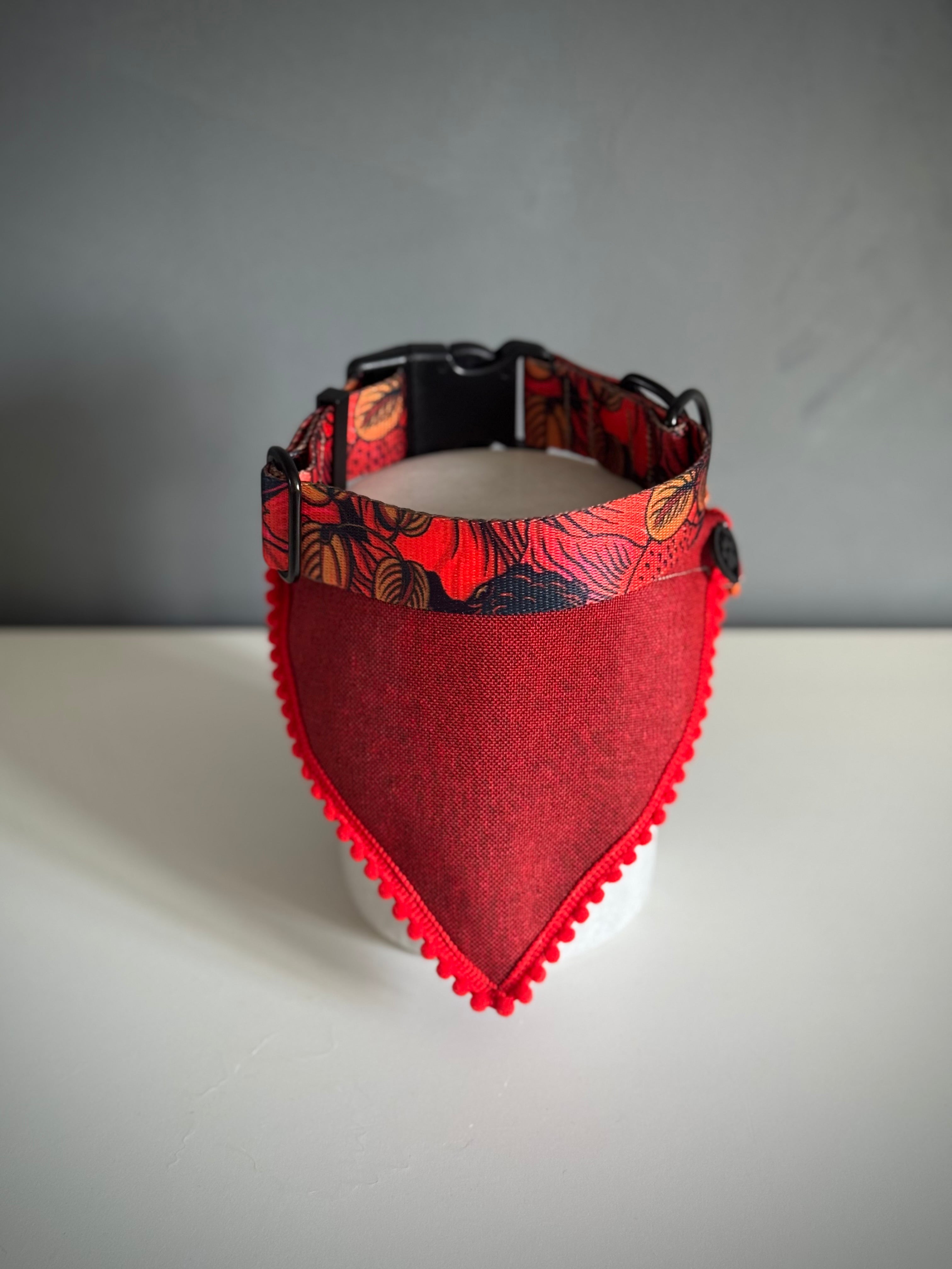 ReadyForBandana | Waterproof Linen-Texture | Red