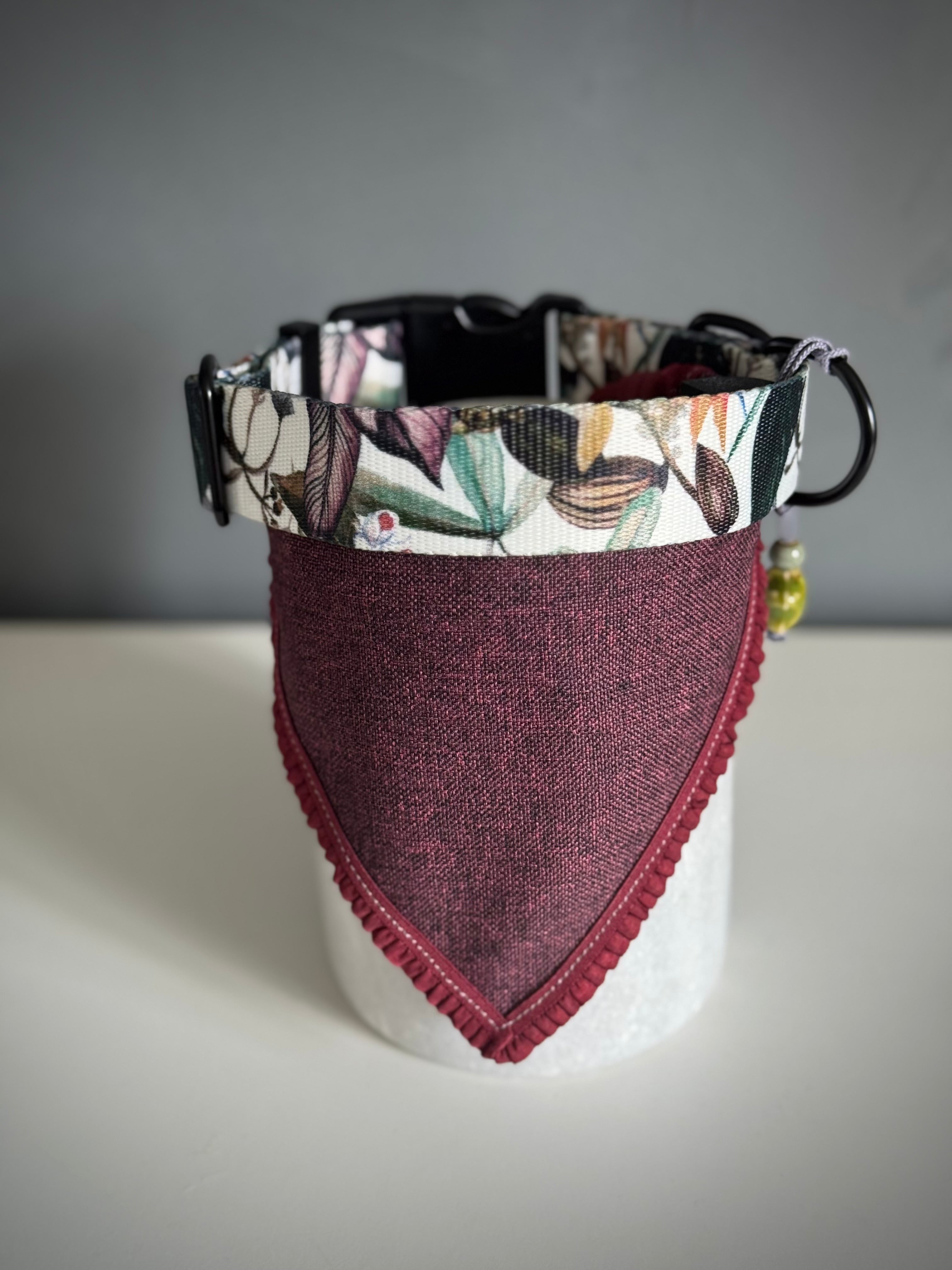 ReadyForBandana | Waterproof Linen-Texture | Burgundy