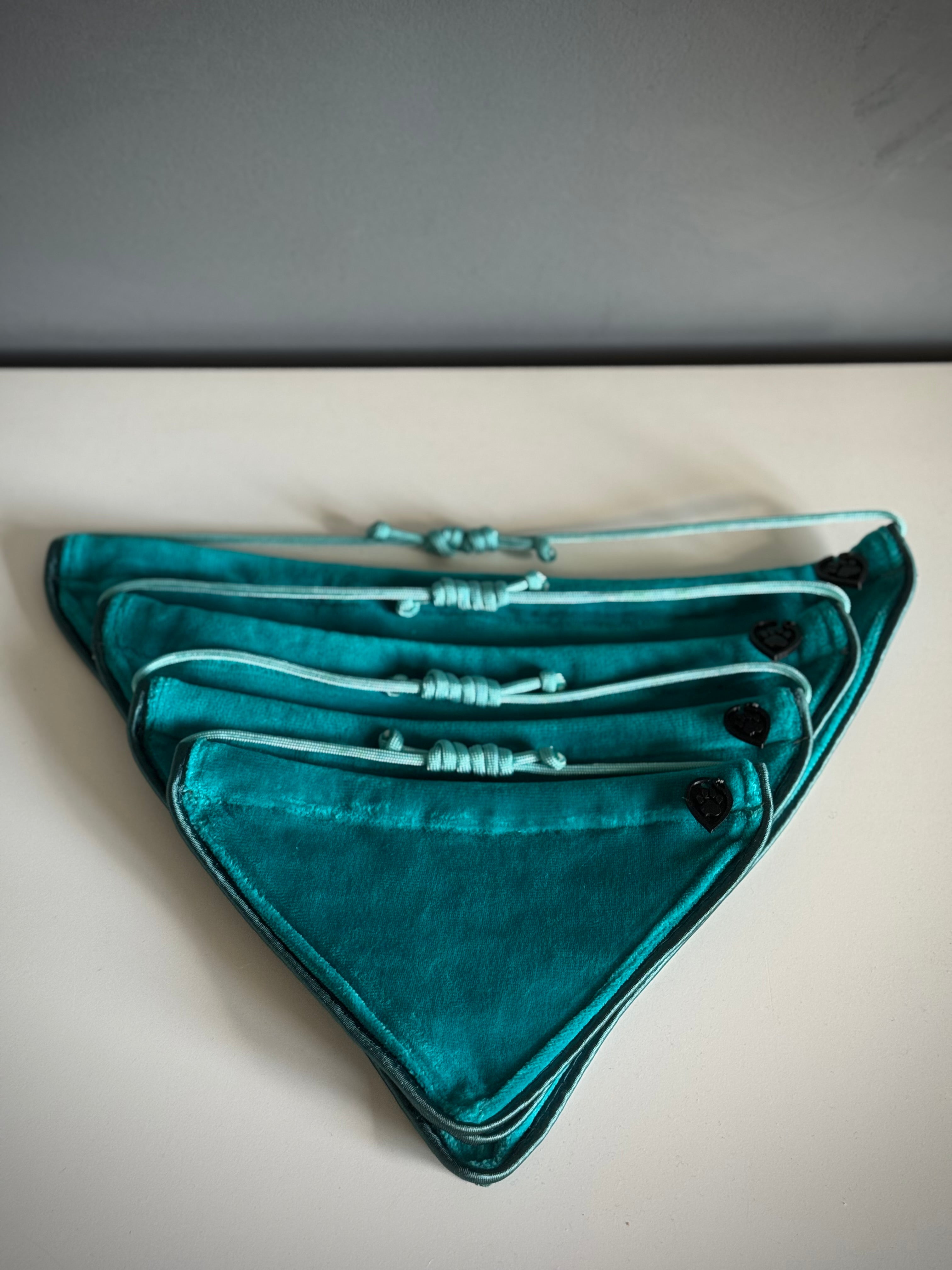ReadyForBandana | Velvet  | Dark Turquoise