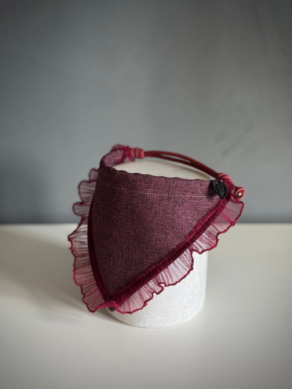 ReadyForBandana | Waterproof Linen-Texture | Burgundy