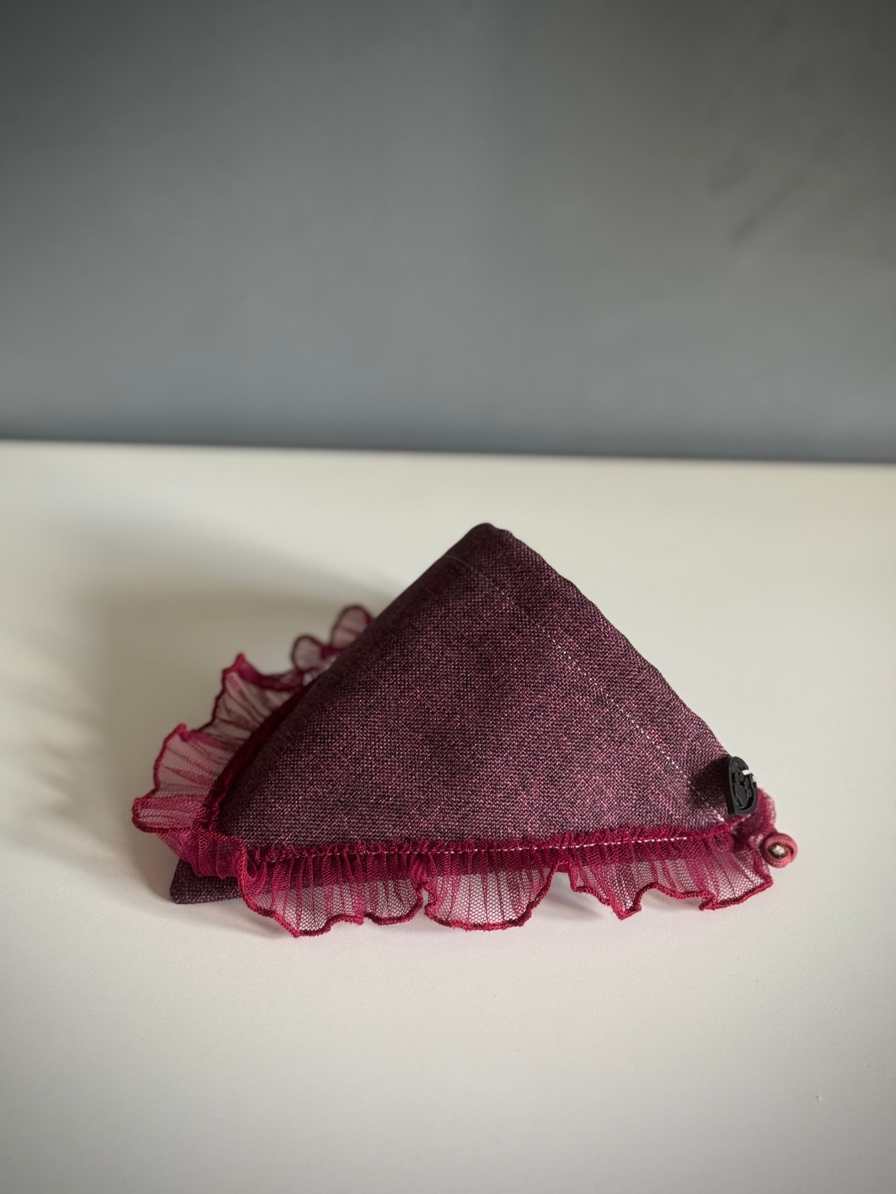 ReadyForBandana | Waterproof Linen-Texture | Burgundy