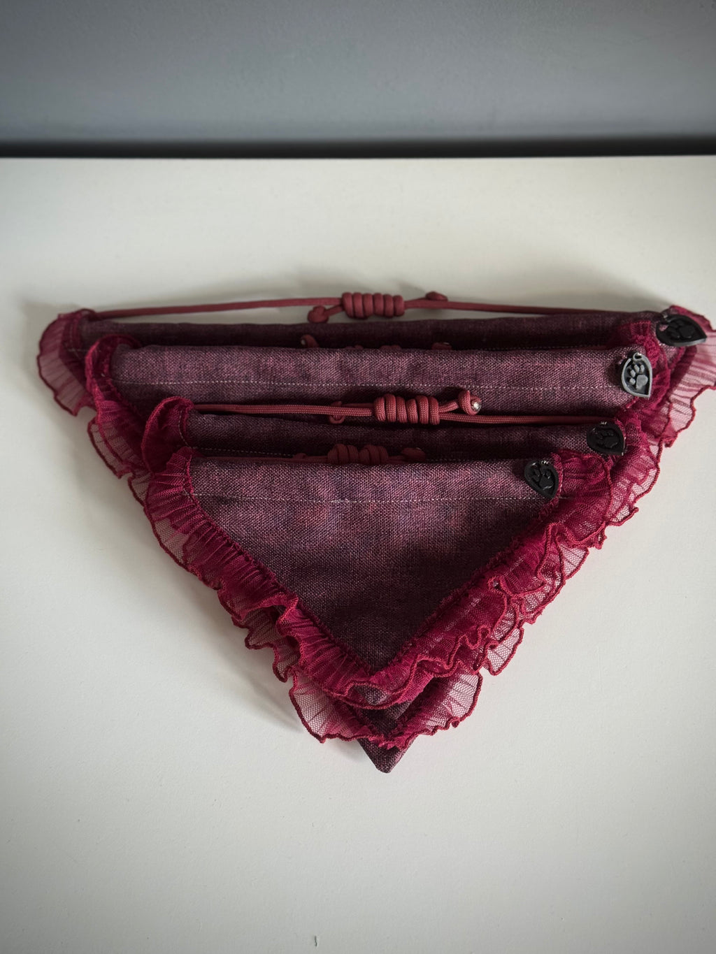 ReadyForBandana | Waterproof Linen-Texture | Burgundy