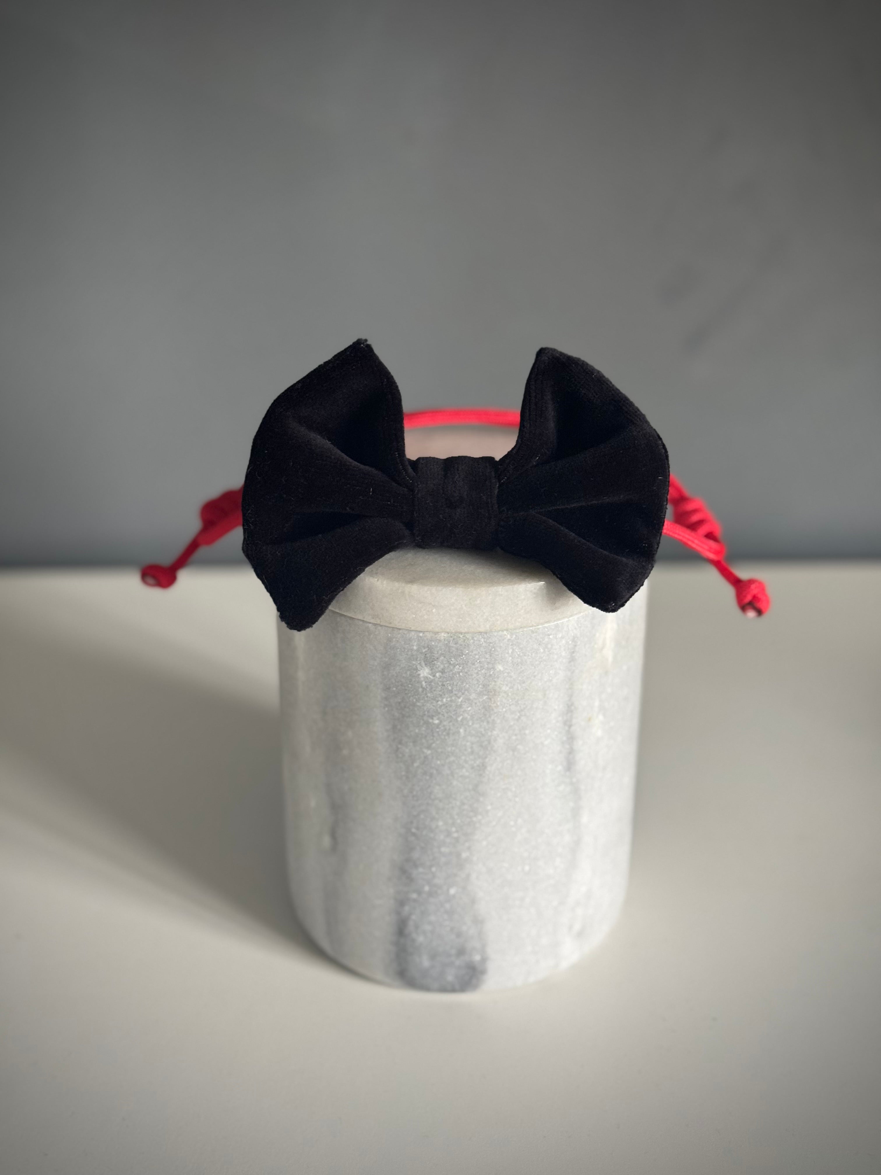 ReadyForBowTie | Velvet Black/Red