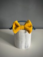 ReadyForBowTie | Velvet Yellow/Blue