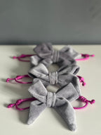 ReadyForBowTie | Velvet Grey/Pink