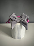 ReadyForBowTie | Velvet Grey/Pink/Navy