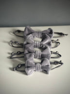 ReadyForBowTie | Velvet Grey/Pink